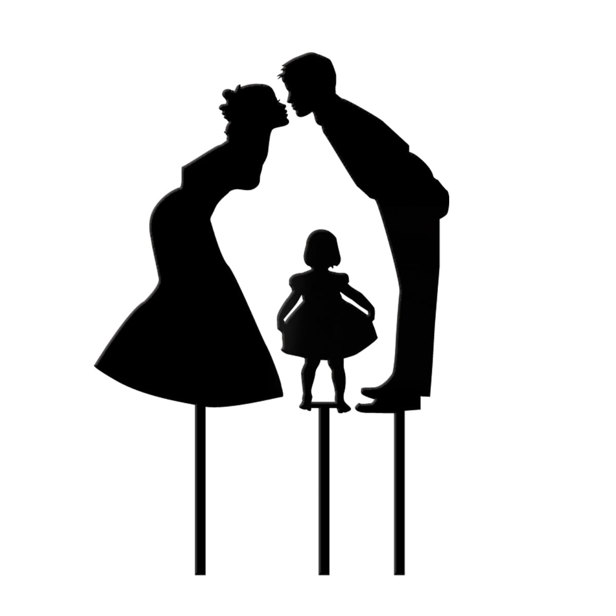 baciamoci con la bimba cake topper