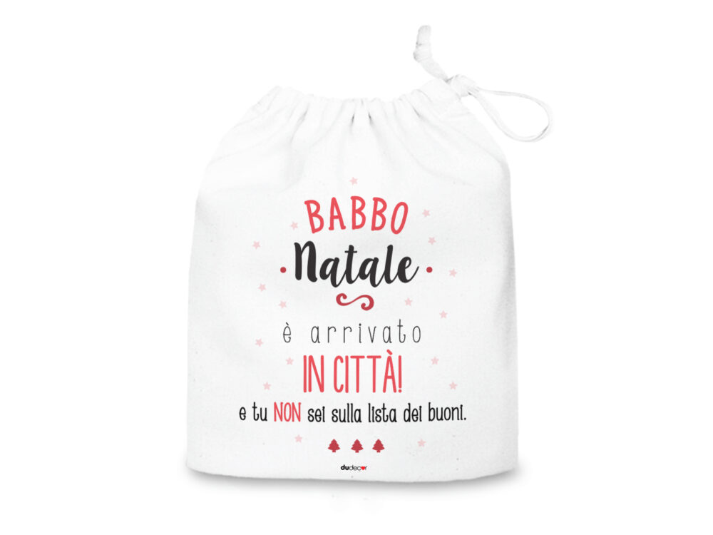 Sacco Natalizio “Babbo Natale è arrivato in città”