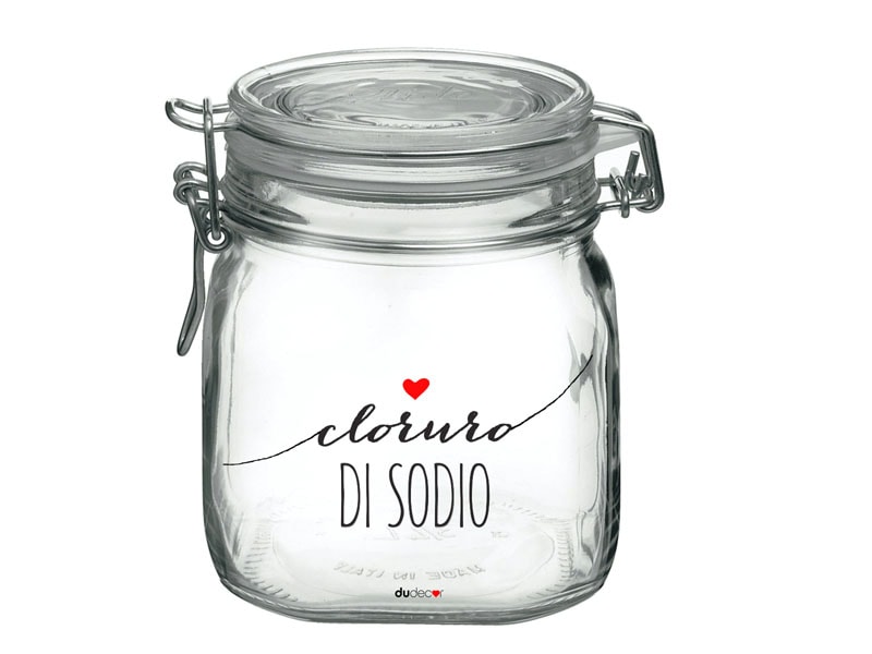 barattolo per sale barattoli in vetro