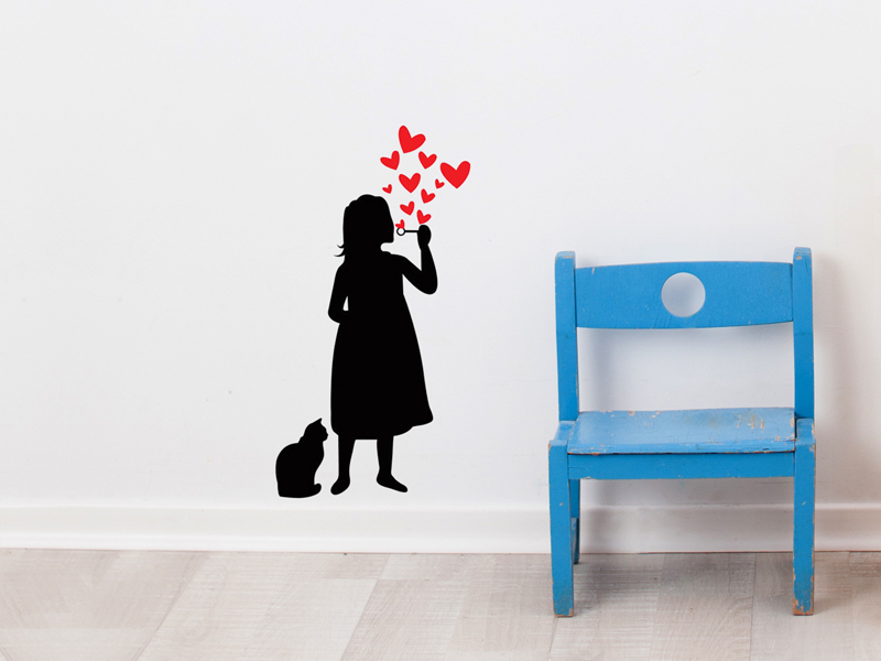 Wallstickers Bolle Di Cuori