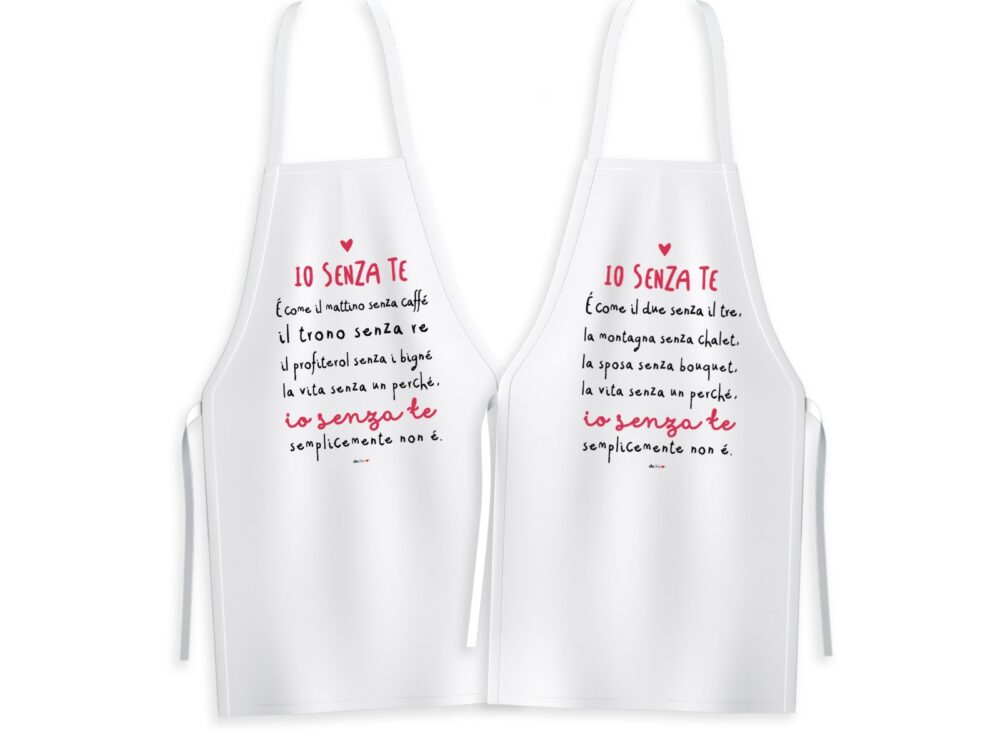 Grembiuli Coppia – Io Senza Te