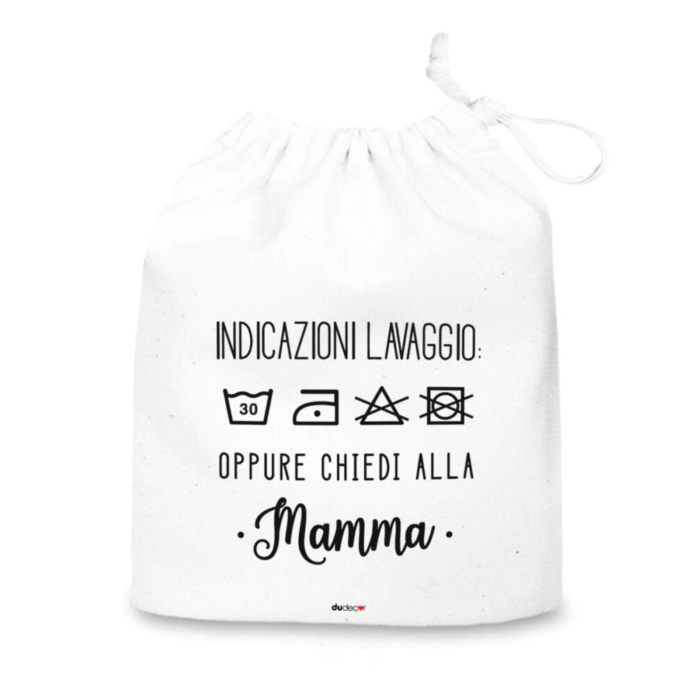 indicazioni lavaggio bag