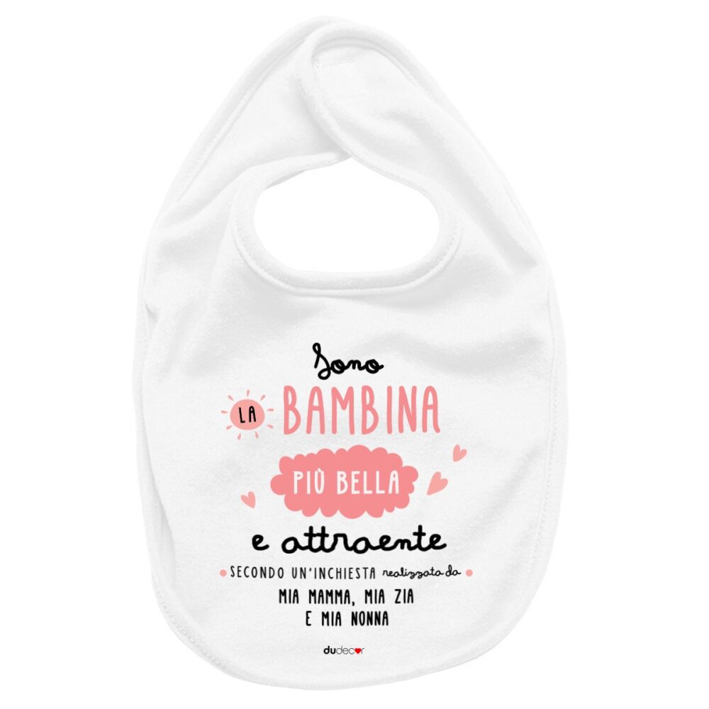 bavaglino bambina bella