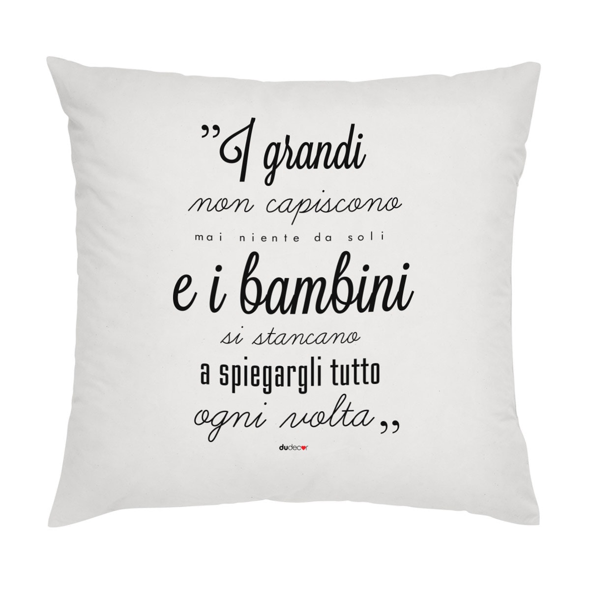 cuscino grandi e bambini