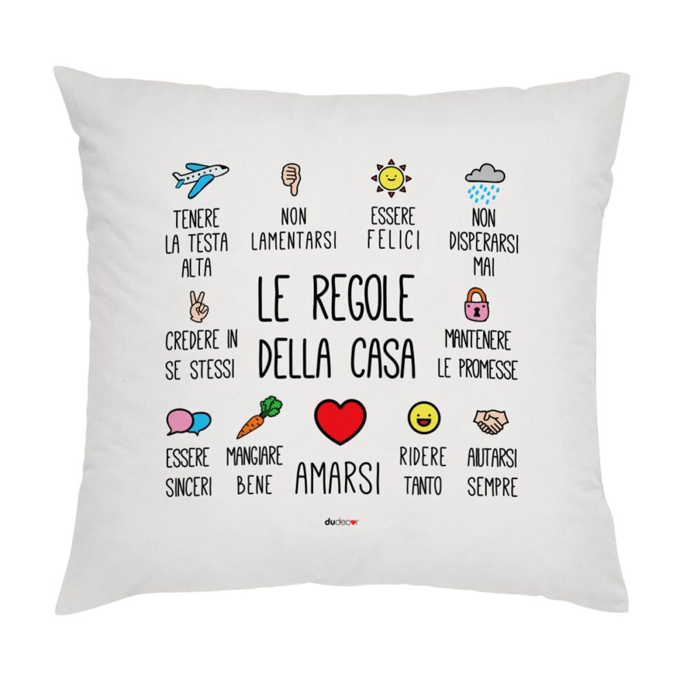 regole casa cuscino