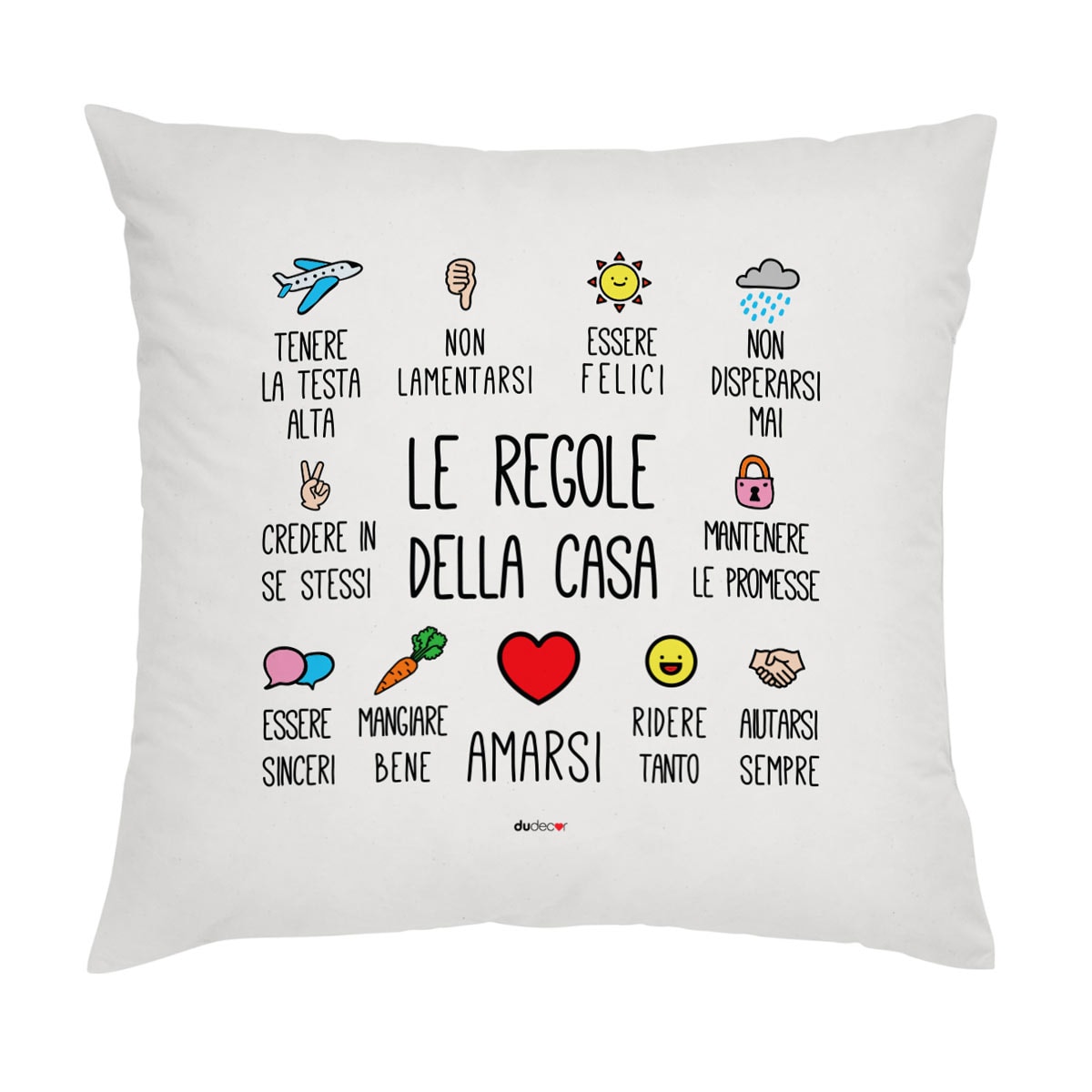 regole casa cuscino