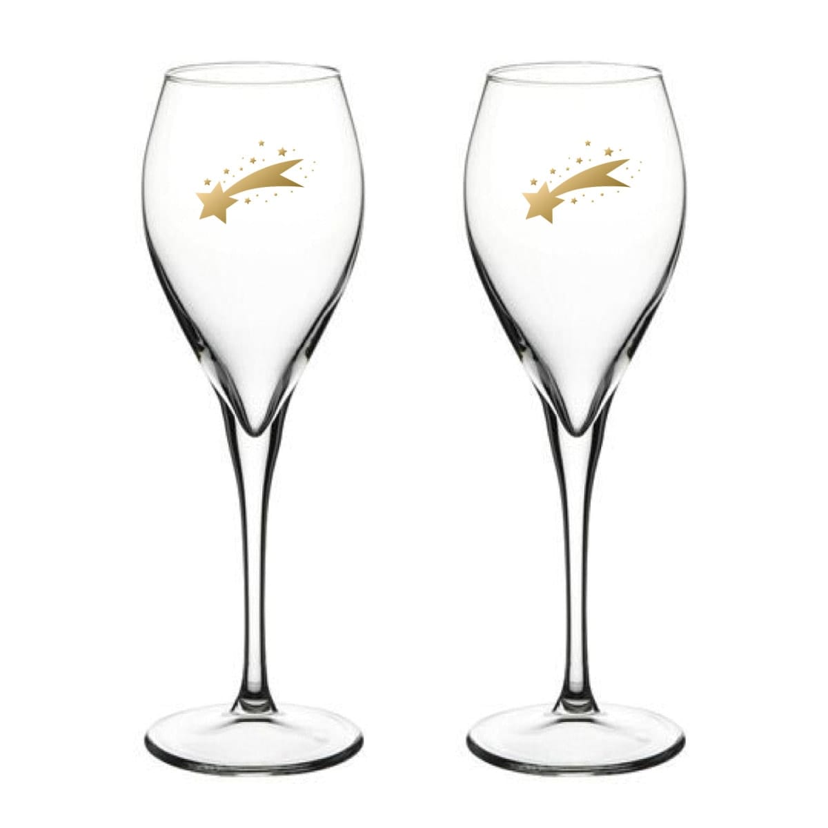 flutes comete dorate
