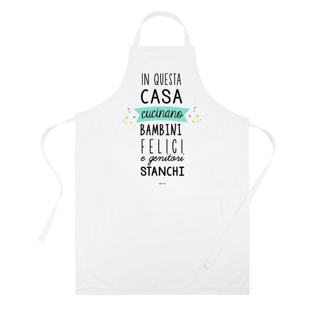 grembiule bambini felici