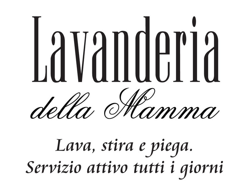 Wallstickers Mamma_lavanderia