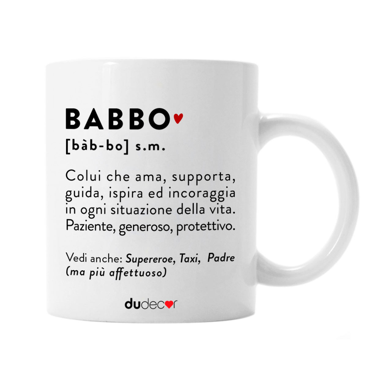 Tazza in Ceramica Babbo Definizione