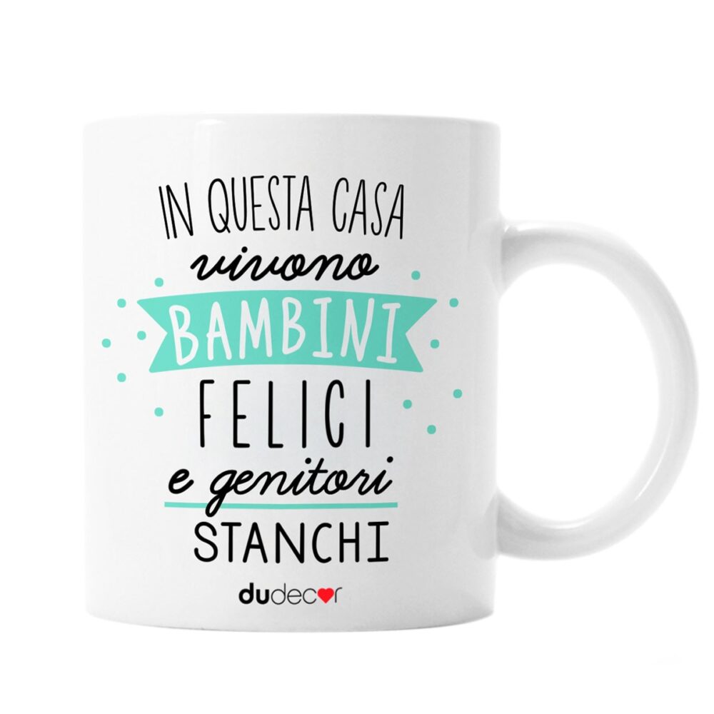 mug bambini felici