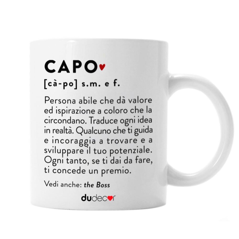 Tazza in Ceramica Capo Definizione