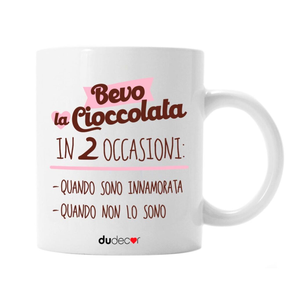 Tazza – Bevo la cioccolata in due occasioni