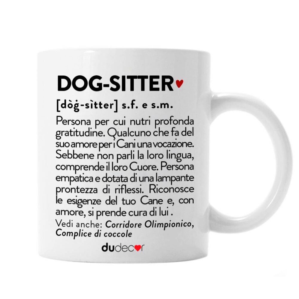 Tazza in Ceramica Dog Sitter Definizione