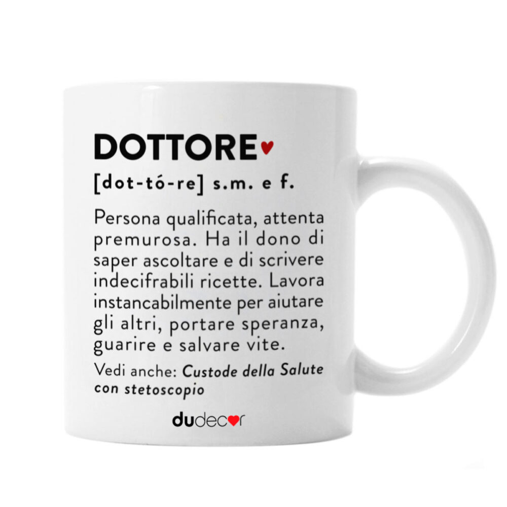 Tazza in Ceramica Dottore Definizione