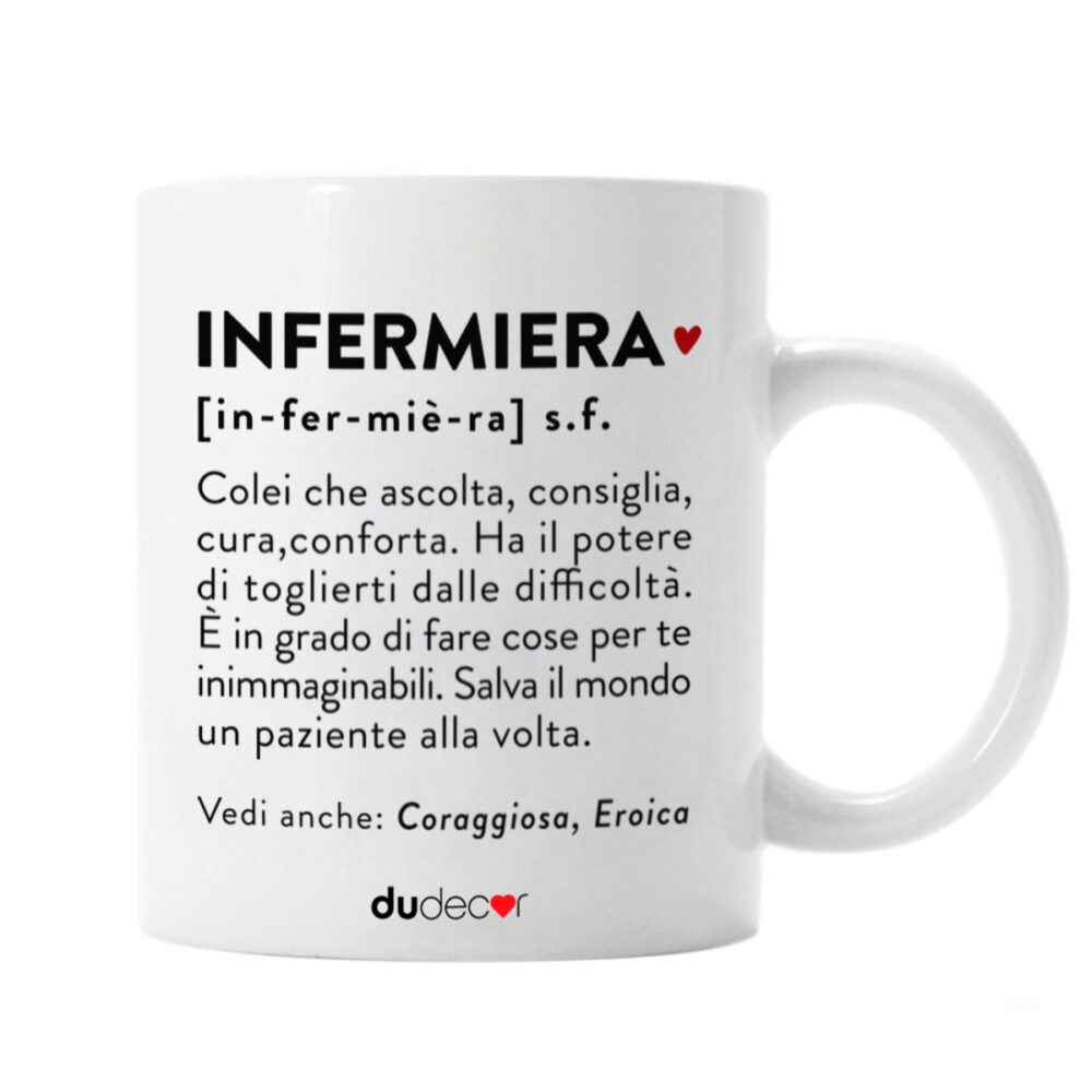Tazza in Ceramica Infermiera Definizione