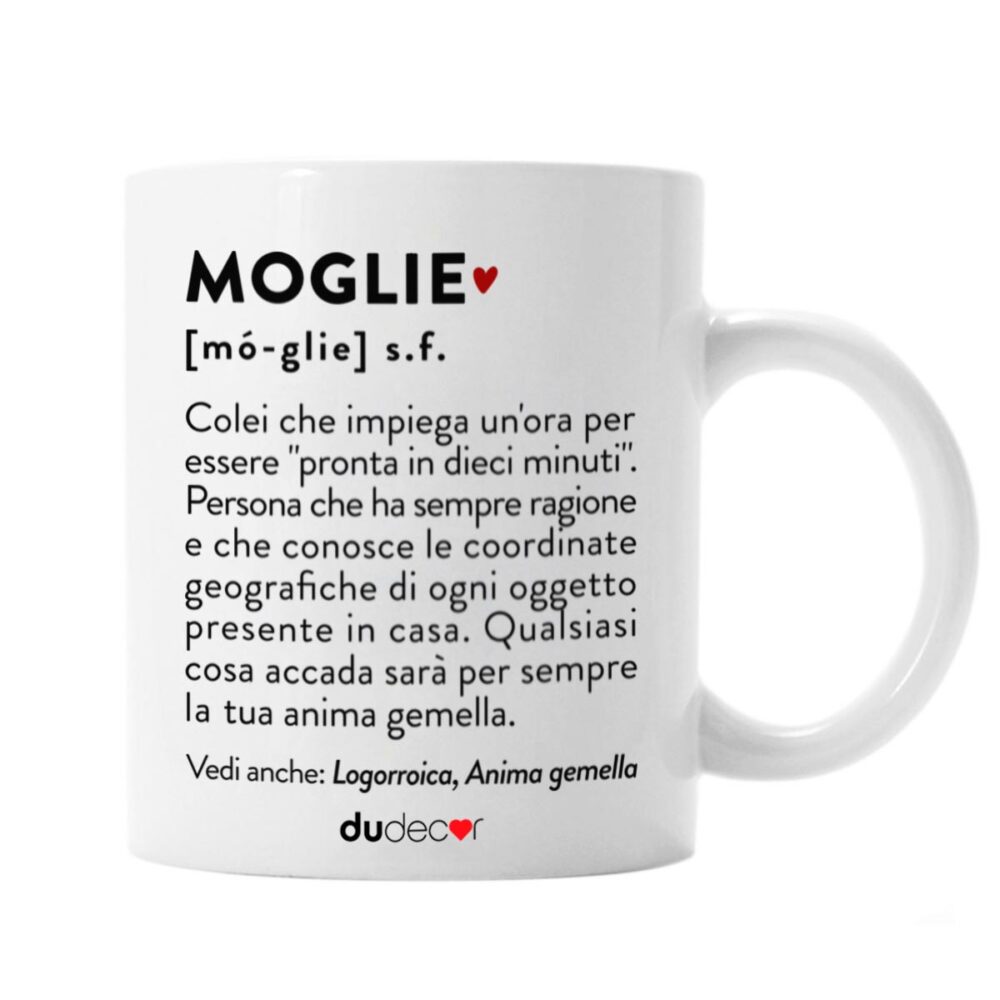 Tazza in Ceramica Moglie Definizione