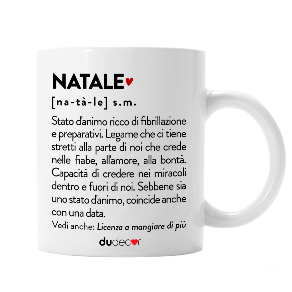 Mugs Natale Definizione