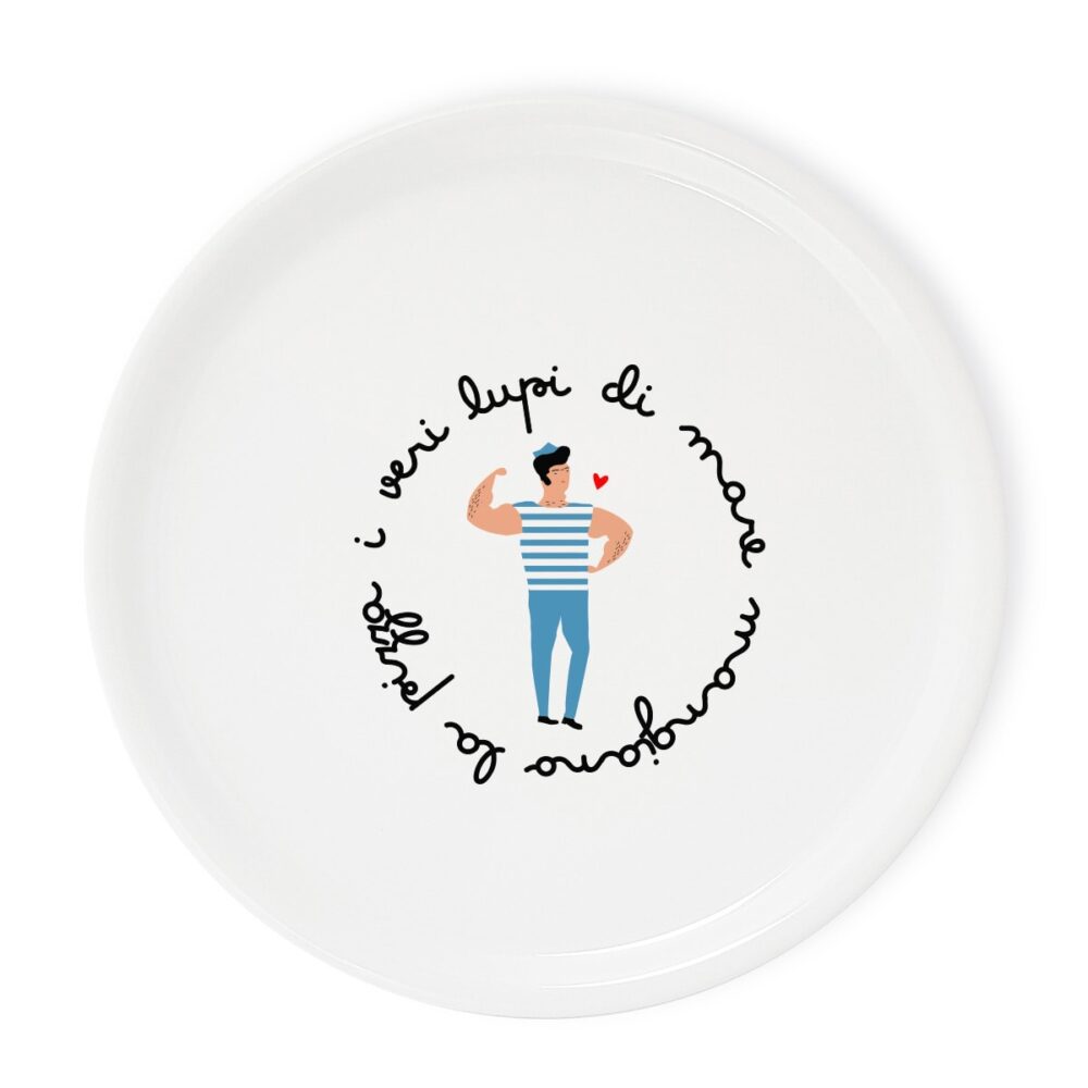 piatto pizza marinaio