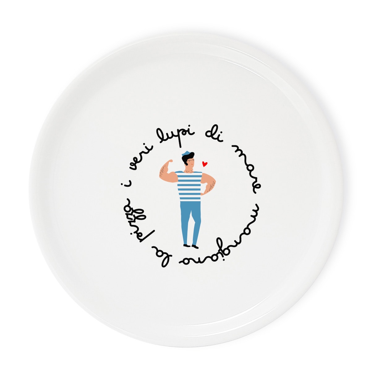 piatto pizza marinaio