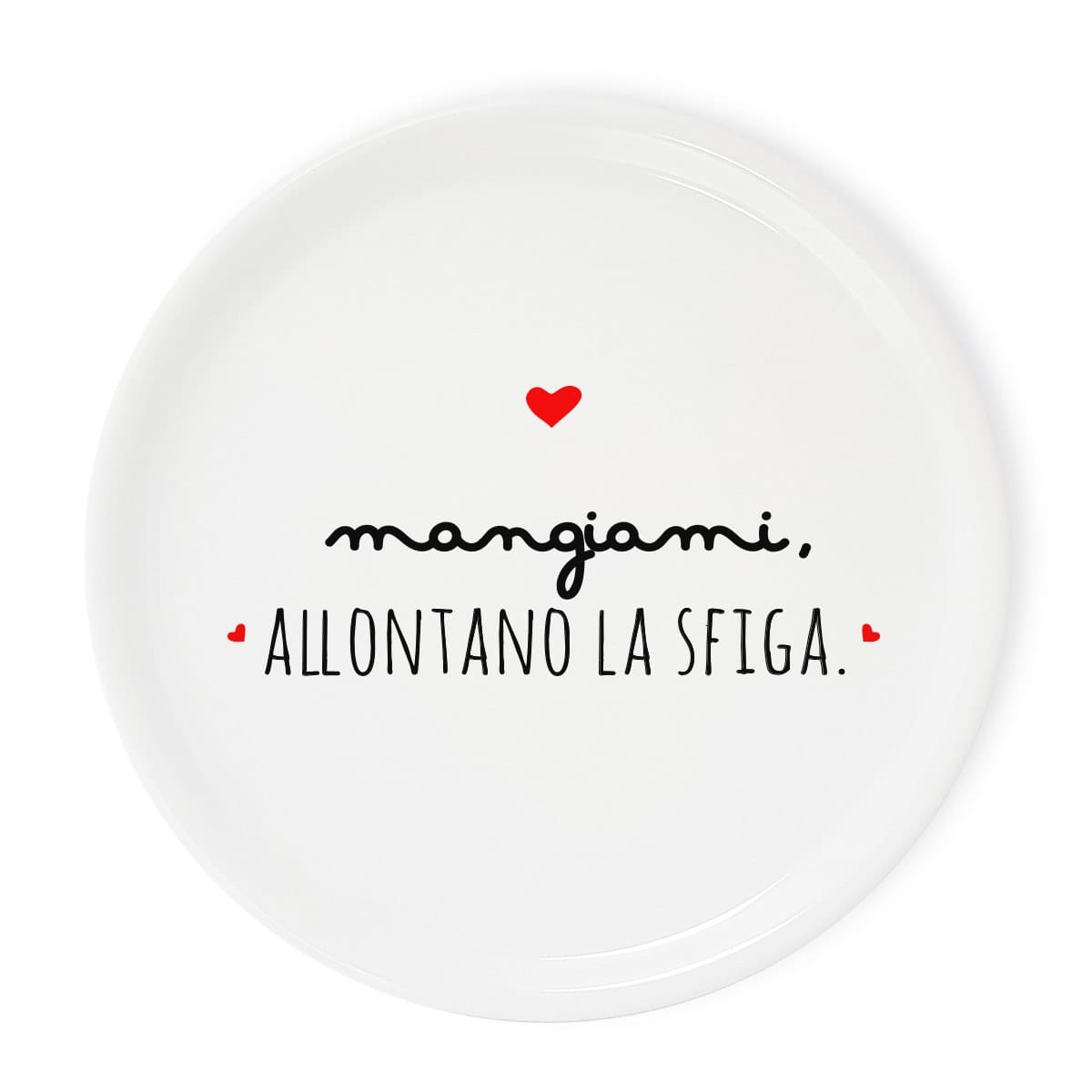 piatto pizza sfiga