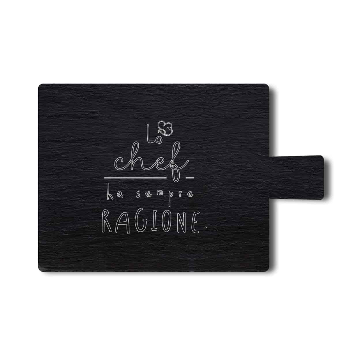 tagliere in ardesia chef