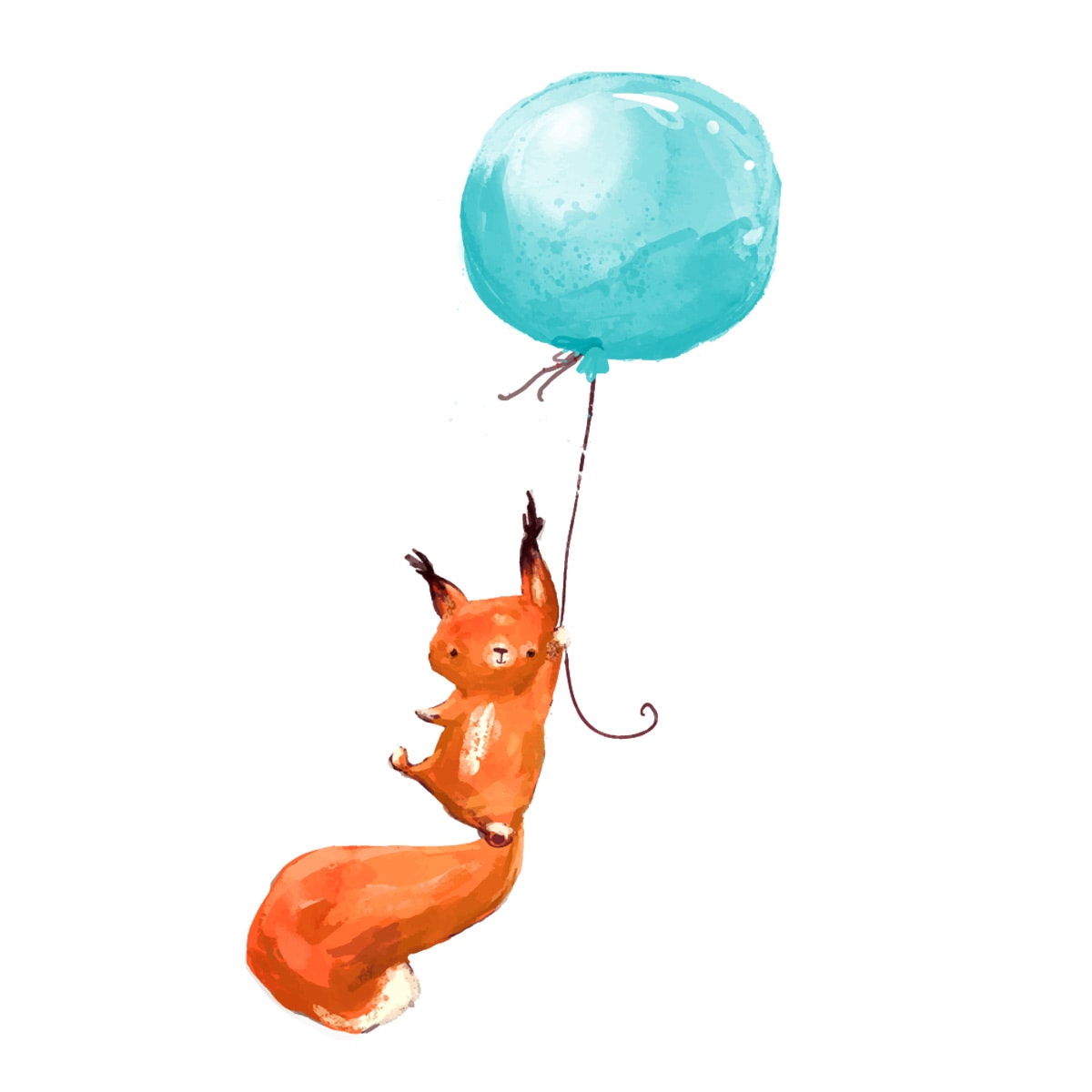 scoiattolo palloncino