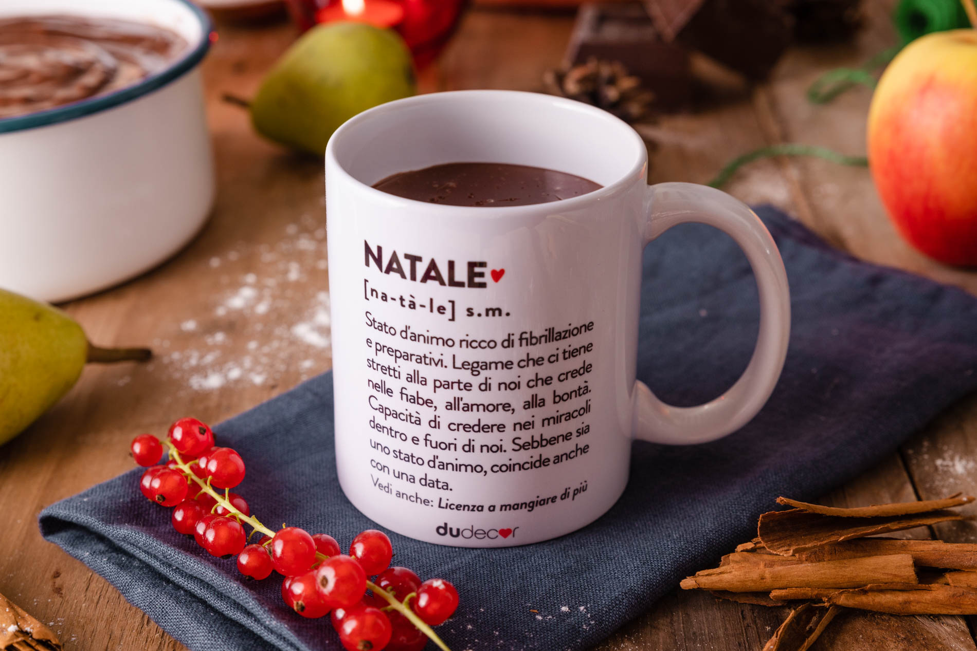 Tazza Natale "Definizione" Dudecor
